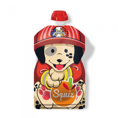 Gourde réutilisable Squiz à l'unité Chien Smile Carnaval Gourde réutilisable Squiz à l'unité Chien Smile Carnaval