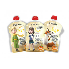 Lot of 3 water bottles reusable Squiz the Little Prince Stars