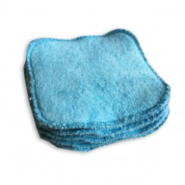 Wipes organic cloth Naturiou bamboo blue