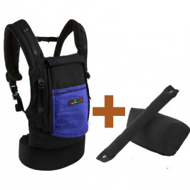 PhysioCarrier JPMBB Coton Noir - NOIR poche Iris