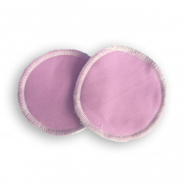 Coussinets d'allaitement lavables bambou Naturiou rose