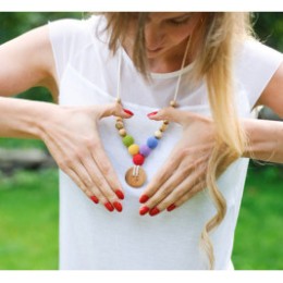 Collier portage et allaitement "Rainbow" Kangaroocare