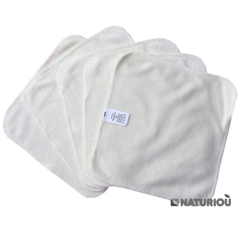 Lingettes Lavables Bambou Bebe Demaquillante Reutilisables