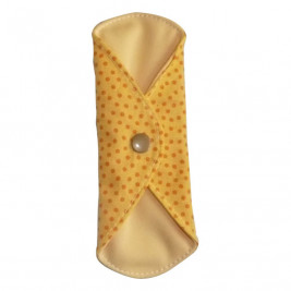 Serviette Hygiénique Lavable Jour Toudoo Natura Plumetis jaune