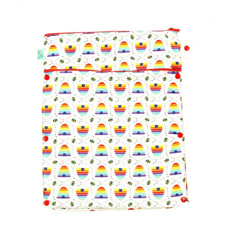 Sac de stockage couches lavables Totsbots Bee Kind Sac de stockage couches lavables Totsbots Bee Kind
