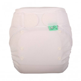 Tots bots EasyFit Star cloth diaper - white
