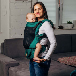 Lennylamb LennyUpGrade Standard Basic Line Emerald - Porte-bébé aéré