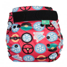 Totsbots TE2 PeeNut Wheels on the Bus - Layer washable
