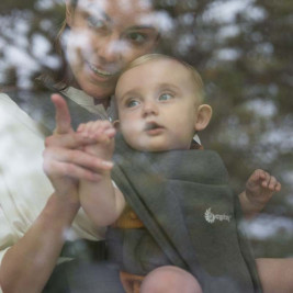 Ergobaby Embrace Gris Souris - Porte-bébé Nouveau-né