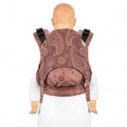 Fidella Fusion 2.0 Fullbuckle Persian Paisley marron foncé - Porte-bambin
