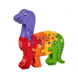 Puzzle Dinosaure 1-5 en bois Lanka Kade