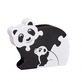 Puzzle Panda and baby wooden Lanka Kade