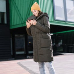 Love and Carry Manteau de portage et de grossesse V2 Kaki