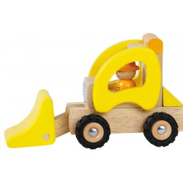 Tracteur chargeur en bois par Goki