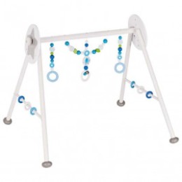 Heimess Portique d'activité en bois Éléphant bleu