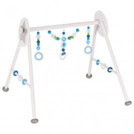 Heimess Portique d'activité en bois Éléphant bleu