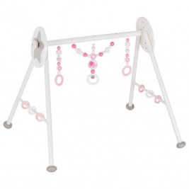 Heimess Portique d'activité en bois Éléphant rose