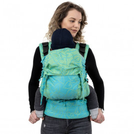 Fidella Fusion 2.0 Fullbuckle Amors love arrows vert - Porte-bambin