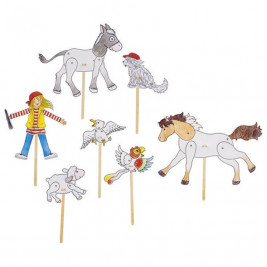 Goki Kit de loisirs créatifs pantins Peggy Diggledey