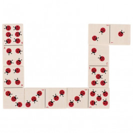 Goki Jeu de dominos Coccinelles - Jouet en bois
