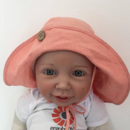 Manymonths hat hemp adjustable Charm/ Explore 3-12/18 months