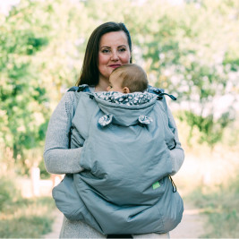 Universal baby carrier cover - LucKy Grey star