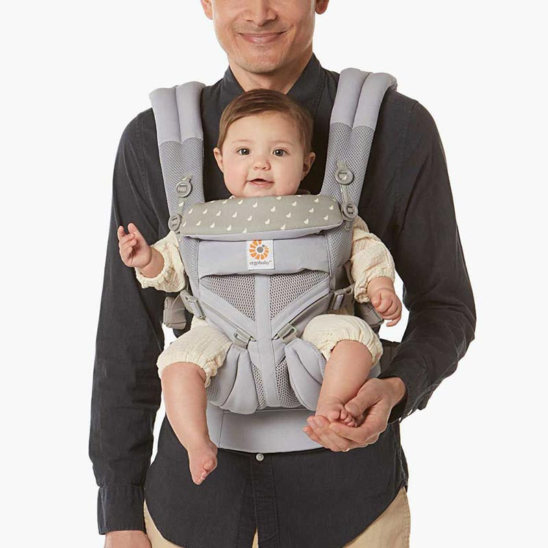Ergobaby Omni 360 Cool Air Mesh Dewy Mole Scalable Baby Carrier