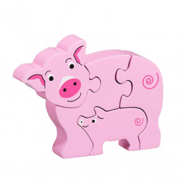 Puzzle Panda and baby wooden Lanka Kade