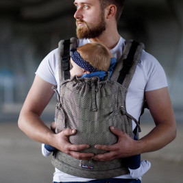 Kinder Hop Multi Soft Mystic Gold adjustable baby carrier