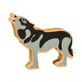 Loup hurlant en bois Lanka Kade