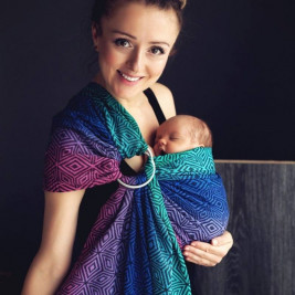 Little Frog Ring Sling - Dark Aurora Cube