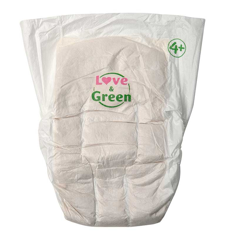 Love and Green Pack 6x23 disposable Diapers size 1 (2 to 5 kg)