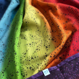 Little Frog Beloved Ring Sling Black Arcoiris