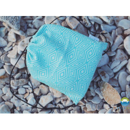 Little Frog Sac de transport Turquoise Cube