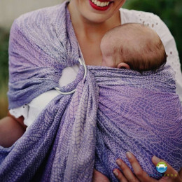 Lilac Wildness Ring Sling Little Frog