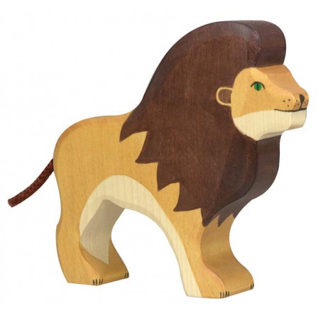 Lion en bois Holztiger Lion en bois Holztiger