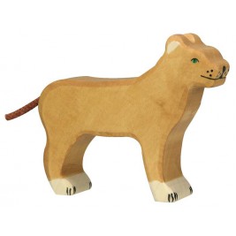 Vache debout noire Holztiger