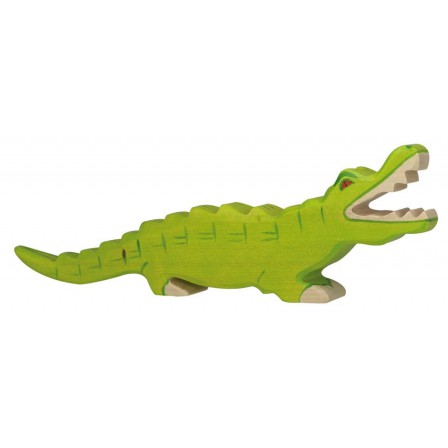 Crocodile en bois Holztiger Crocodile en bois Holztiger
