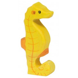 Hippocampe en bois Holztiger