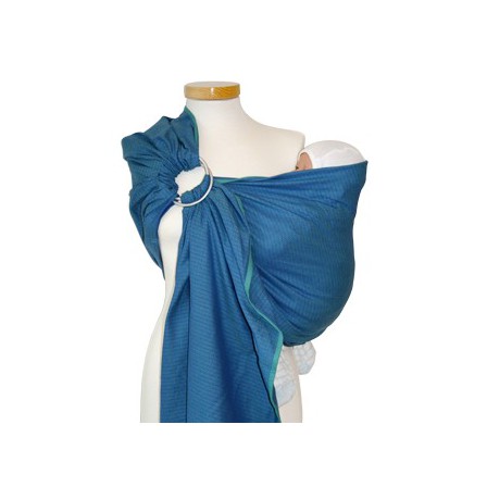 Echarpe Storchenwiege RingSling LEO TURQUOISE Echarpe Storchenwiege RingSling LEO TURQUOISE