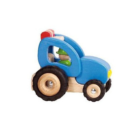 tracteur bleu jouet