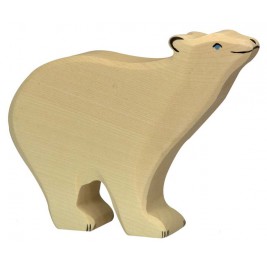 Vache debout noire Holztiger