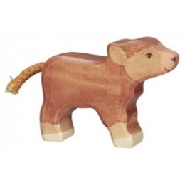 Veau Highland Cattle debout Holztiger