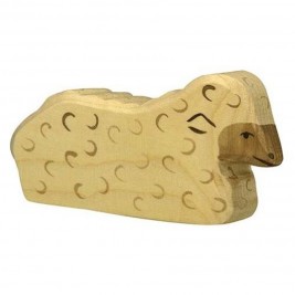 Mouton allongé Holztiger