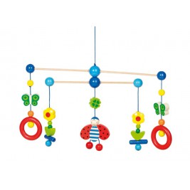 Mobile en bois coccinelle Heimess