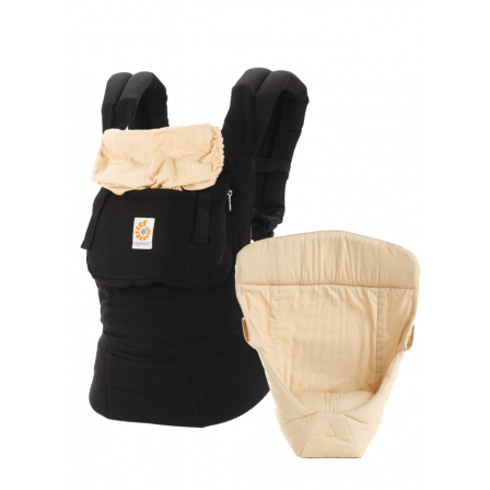 ergobaby black and camel