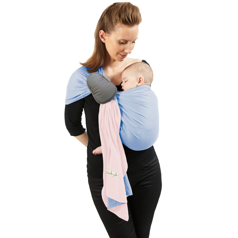 Jpmbb Little No Tie Wrap Pink Balerina Blue