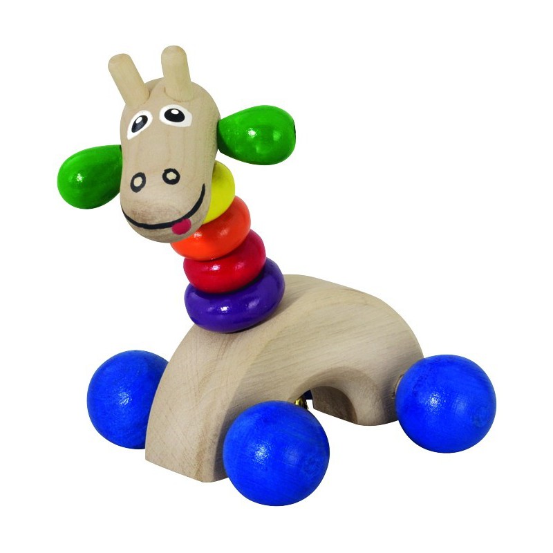 Giraffe wooden wheel - Naturiou