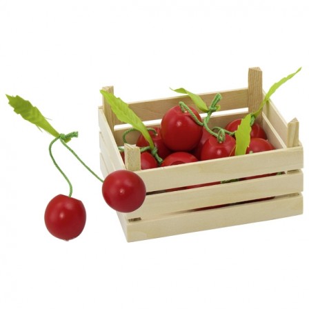 Goki Fruits et légumes dans une cagette Jouet en bois Goki Fruits et légumes dans une cagette Jouet en bois