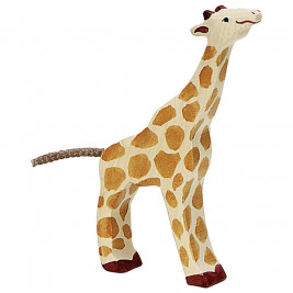 Vache debout noire Holztiger